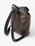 Louis Vuitton Macassar Backpack Black / Monogram Coated Canvas