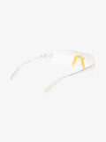 Christian Dior Clear Shield Sunglasses Silver Base Metal 120mm