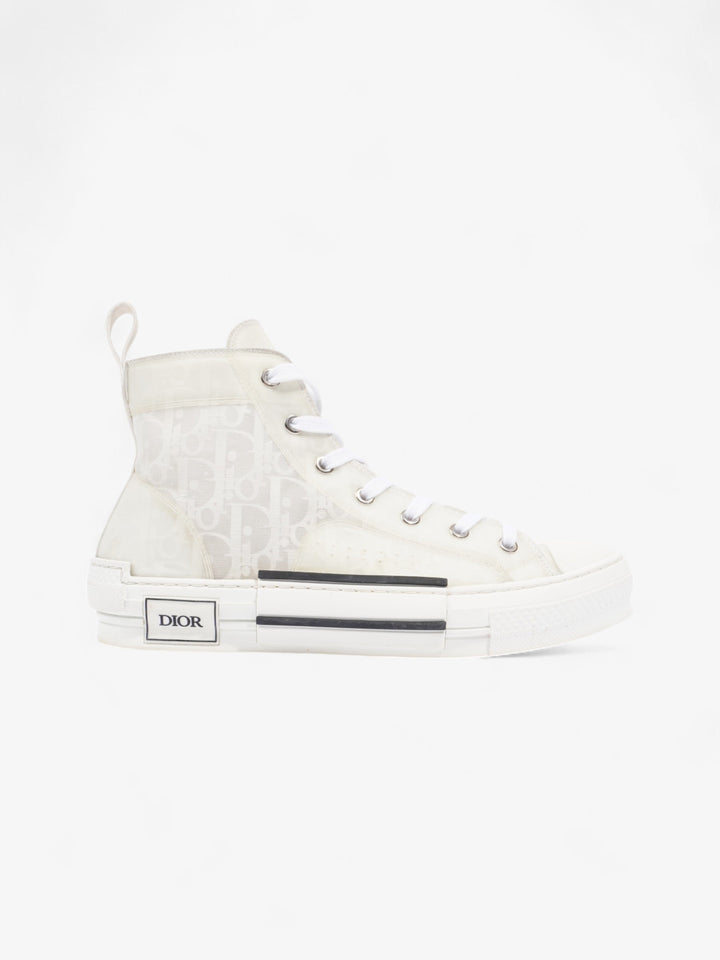Christian Dior B23 High Top White Canvas EU 40 UK 7