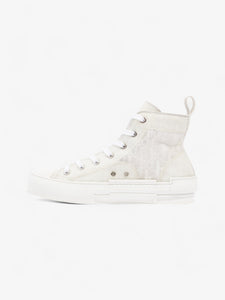 Christian Dior B23 High Top White Canvas EU 40 UK 7