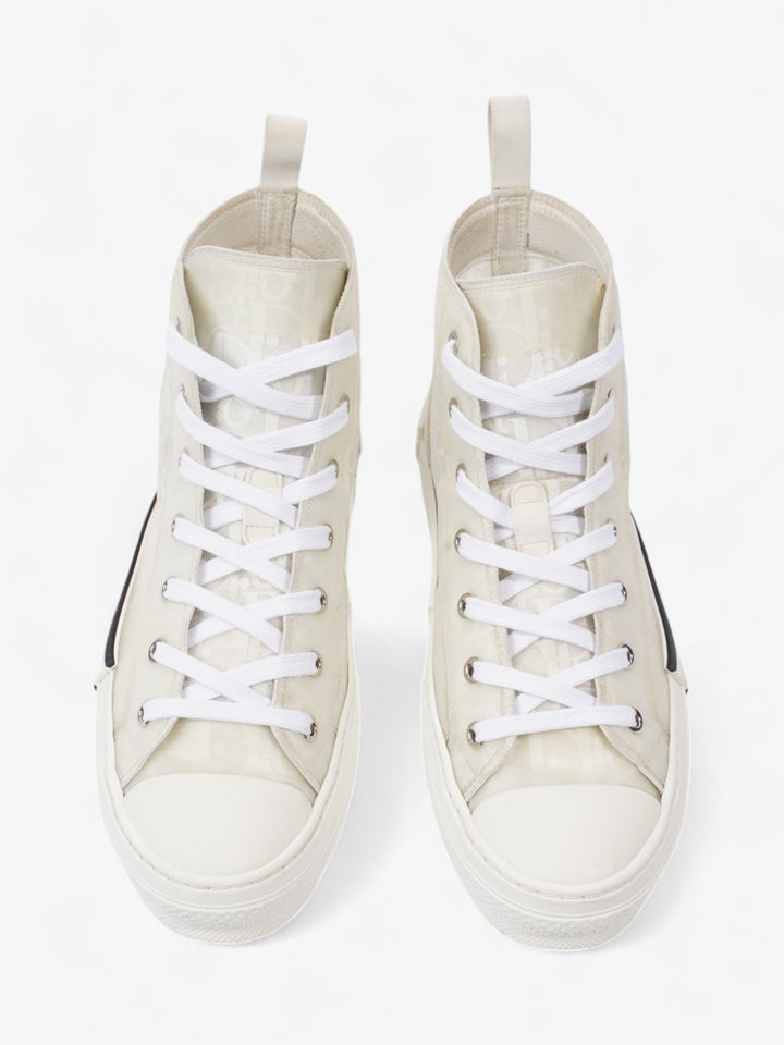 Christian Dior B23 High Top White Canvas EU 40 UK 7