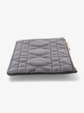 Christian Dior Lady Dior  And Coin Wallet Black Lambskin Leather