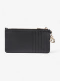 Christian Dior Lady Dior  And Coin Wallet Black Lambskin Leather