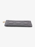 Christian Dior Lady Dior  And Coin Wallet Black Lambskin Leather