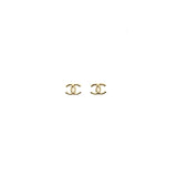 Chanel CC Logo Earrings L
