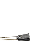Chanel 24c Mini 31 Clutch With Chain Shiny Calfskin Black L (Microchip)