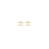 Chanel CC Logo Earrings L