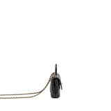 Chanel Coco Handle Clutch with Chain Caviar Black L (Microchip)