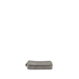 Chanel CC Filigree Double Zip Clutch with Chain Caviar Grey