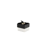Chanel Quilted Earring Crystal Silver Tone