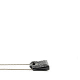 Chanel Mini 31 Clutch With Chain Shiny Lambskin Black L (Microchip)