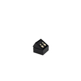 Chanel Heart Dropped CC Logo Earring Crystal Light Gold Tone