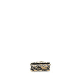 Chanel Mini Clutch With Chains Fabric Multicolour L(microchip)
