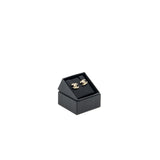 Chanel Classic CC Logo Earring Light Gold Tone