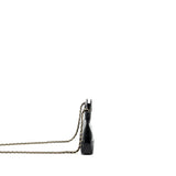 Chanel 24c mini 31 clutch with chain shiny calfskin black L (microchip)