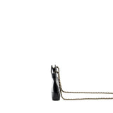 Chanel 24c mini 31 clutch with chain shiny calfskin black L (microchip)