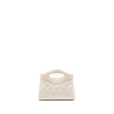 Chanel Mini 31 Clutch with  Chain Shiny Calfskin White L (Microchip)