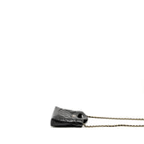 Chanel Mini 31 Clutch With Chain Shiny Calfskin Black L (Microchip)