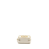 Chanel Mini Vanity Clutch with Chain Lambskin White
