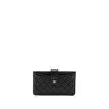 Chanel Clutch Wallet Caviar Black L