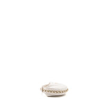 Chanel 23C Round Clutch Lambskin White L (microchip)