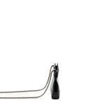 Chanel 24C mini 31 clutch with chain shiny calfskin black L (microchip)