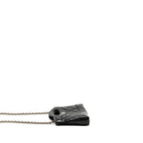 Chanel Mini 31 Clutch with Chain Shiny Calfskin Black L (Microchip)
