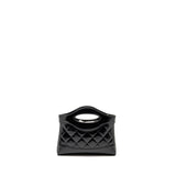 Chanel Mini 31 Clutch with Chain Shiny Calfskin Black L (Microchip)