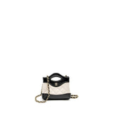 Chanel 31 Nano Clutch with Chain Shiny Lambskin White/Black L (Microchip)