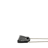 Chanel mini 31 Clutch with Chain Shiny Calfskin Black L (Microchip)