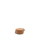 Chanel 19 Round Clutch with Chain Lambskin Caramel Multicolour Hardware (microchip)