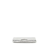Chanel 31 Clutch Bag Goatskin Metallic Silver