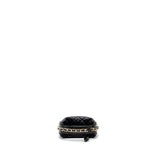 Chanel 23C round Clutch lambskin black  (microchip)
