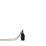 Chanel 22B Top Handle Mini Flap Clutch Lambskin black  (Microchip)