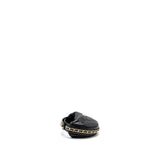 Chanel 23C round Clutch lambskin black  (microchip)