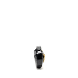 Chanel 21A Round Clutch with Detail Chain Calfskin Black (microchip)
