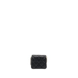 Chanel 22s Mini Clutch With Chain Caviar Black