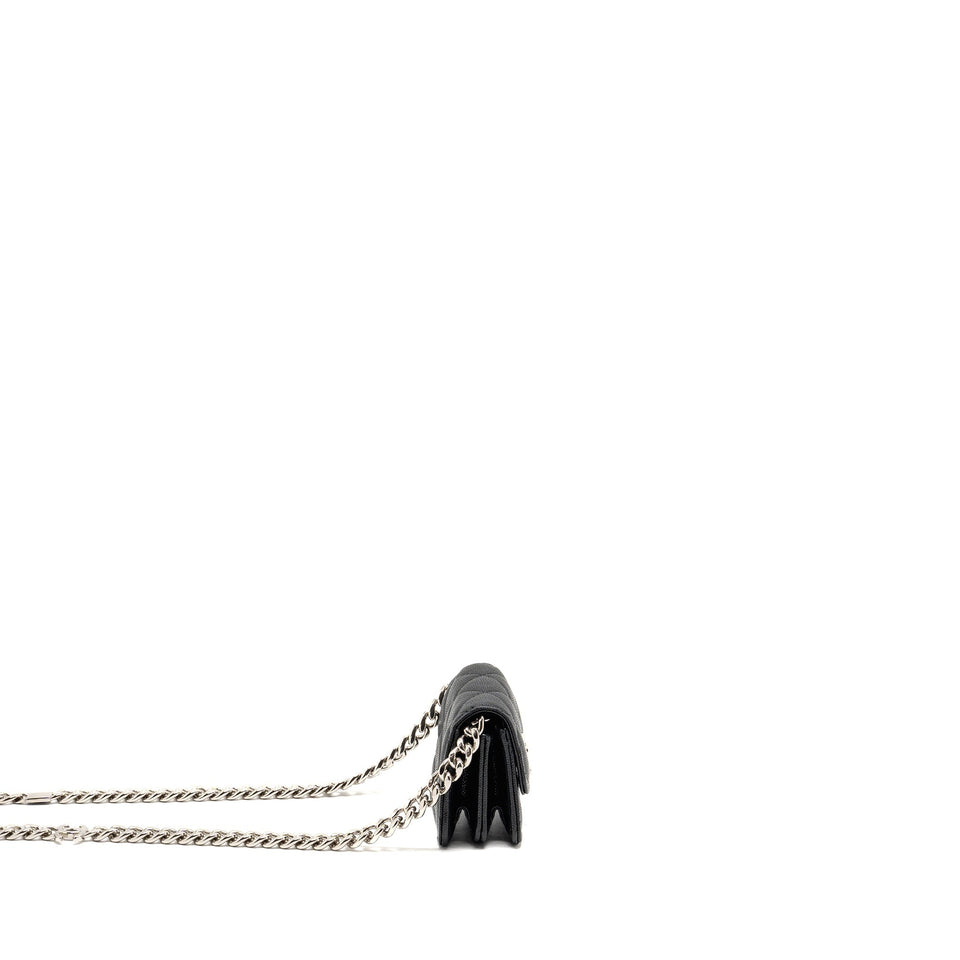 Chanel 22s Mini Clutch With Chain Caviar Black