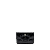Chanel 24S Mini 31 Clutch Shiny lambskin Black L (Microchip)