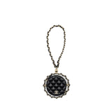 Chanel 22C Round Clutch With Chain Lambskin Black