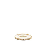 Chanel round clutch patent leather white  (microchip)