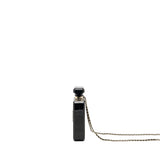 Chanel 17A Perfume Bottle Clutch Evening Bag Black / Bronze L