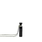 Chanel 17A Perfume Bottle Clutch Evening Bag Black / Bronze L