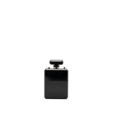 Chanel 17A Perfume Bottle Clutch Evening Bag Black / Bronze L