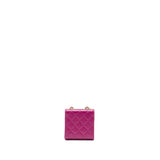 Chanel Mini Trendy CC Clutch Lambskin Pink L