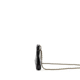Chanel Mini 31 Clutch with Chain Shiny Calfskin Black L (microchip)