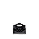 Chanel Mini 31 Clutch with Chain Shiny Calfskin Black L (microchip)
