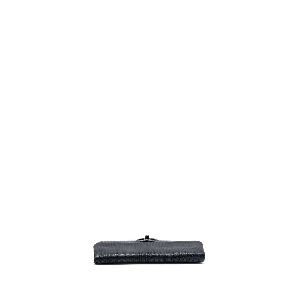 Chanel Flap Clutch Lambskin Black with Black Hardware