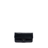 Chanel Flap Clutch Lambskin Black with Black Hardware