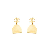 Chanel CC Logo Rue Cambo Drop Earring